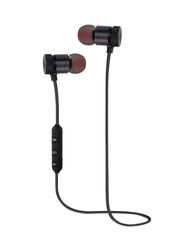 Magnet Wireless Bluetooth In-Ear Sports Earphone for iPhone & Samsung, Black