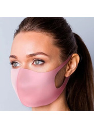 Anti Dust & Pollution Reusable Respiratory Face Mask, Pink