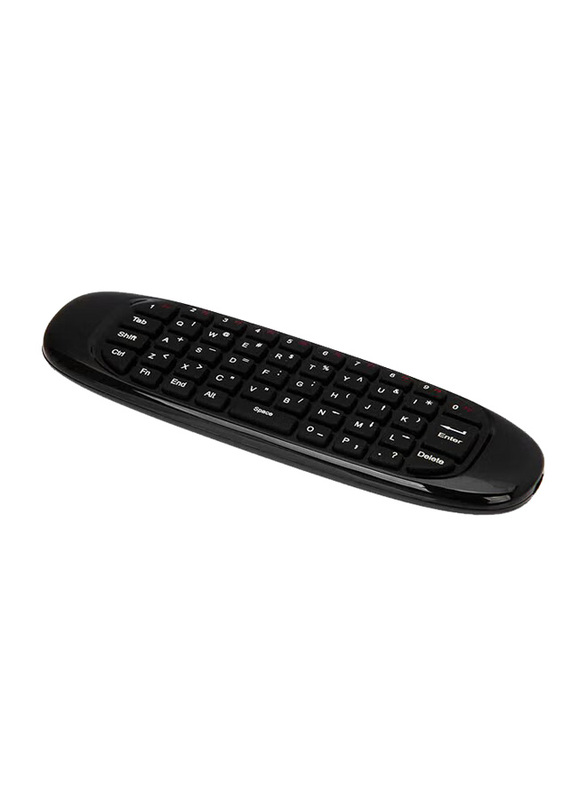 RKM MK706 2-In-1 Wireless Rechargeable Air Mouse Keyboard, Black