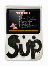 Sup Retro Handheld 400 In 1 Game Pad Console, White/Black