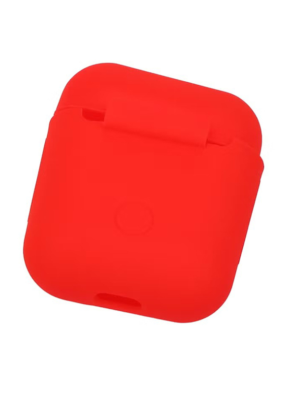 Silicone Headphones Case For Apple AirPods, 1V4772R, Red