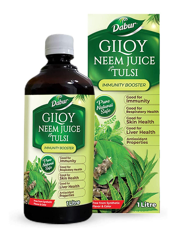 Dabur Giloy & Neem with Tulsi Juice, 1 Litre