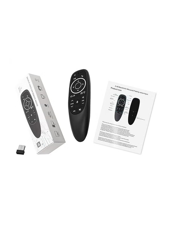 Air Mouse Wireless Handheld Remote Control, Black
