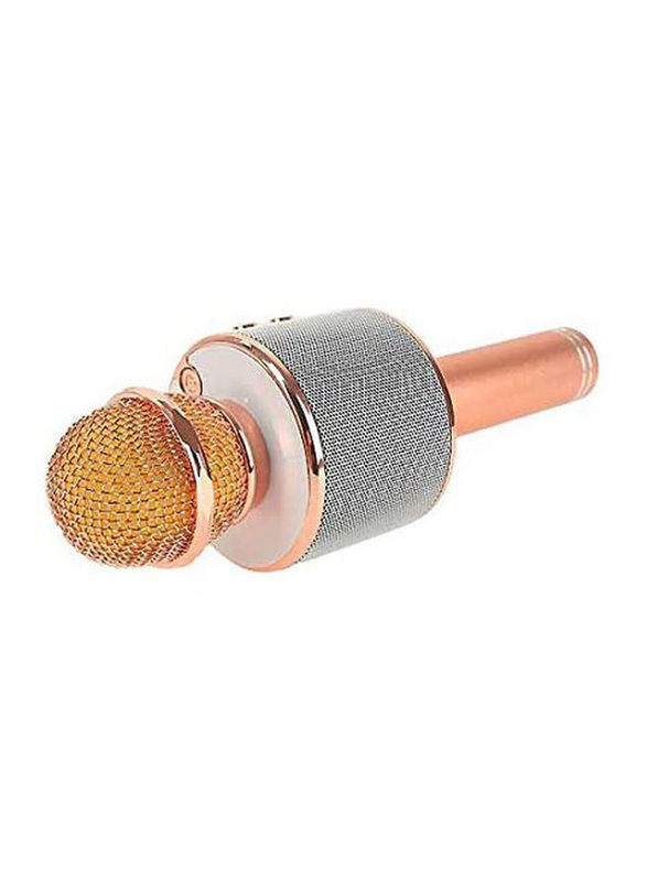 Wster 2Ws858 Bluetooth Portable Microphone, Rose Gold