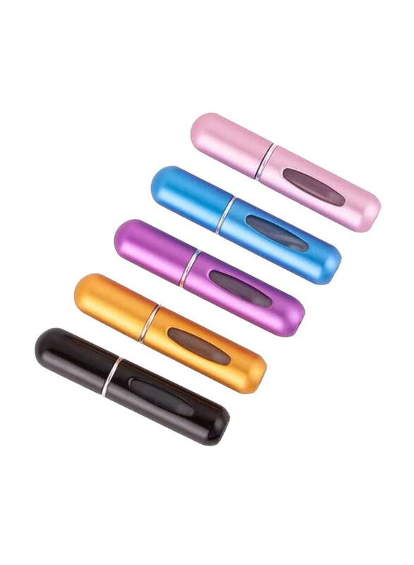 

Generic Perfume Atomizer Bottle Set, 5 Pieces, Multicolour