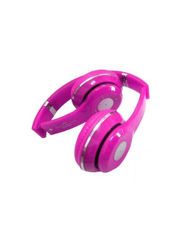 Wireless/Bluetooth Over-Ear Sport Stereo Headset, Pink