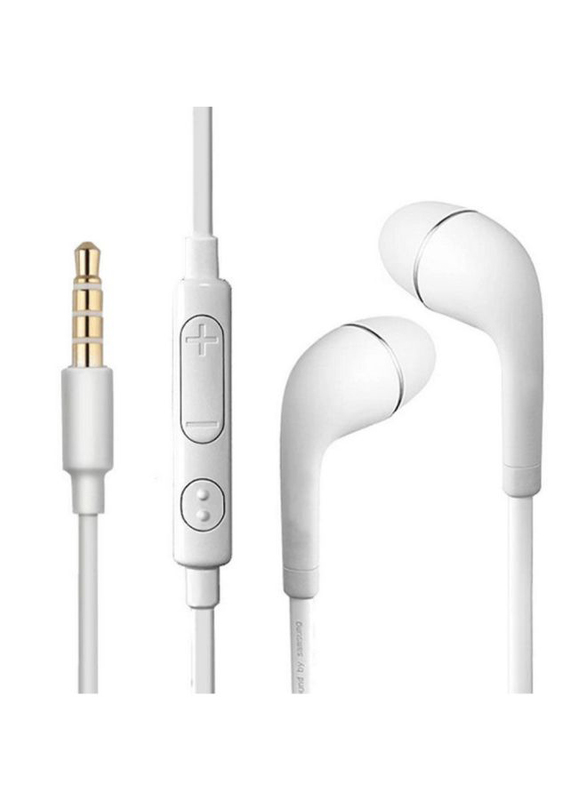 Wired In-Ear Stereo Earphones for Samsung Galaxy Series, White