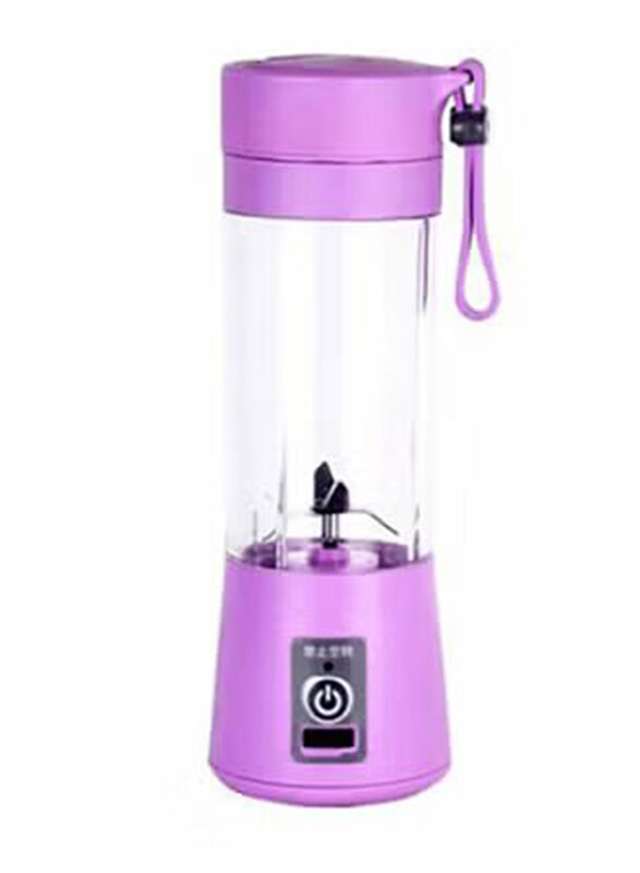 380ml USB Multi-Functional Juice Blender, PT-1207, Purple/Clear