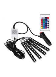 4 In 1 Car LED Strip Light with Wireless Remote Control