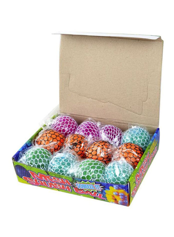 12-Piece Creative Squishy Mesh Ball Set, Ages 6+ Years