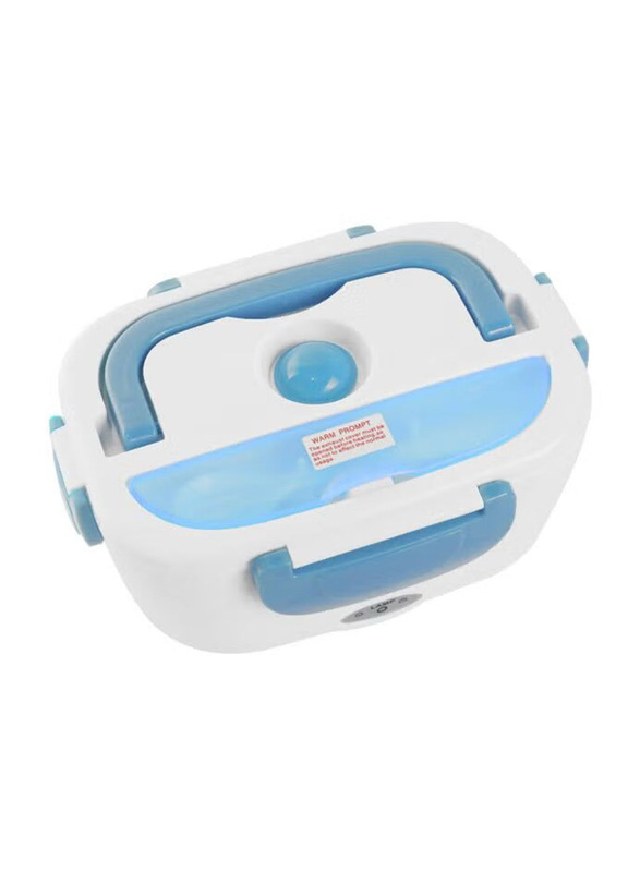 Portable Electric Heating Lunch Box, DW2441, Blue/White