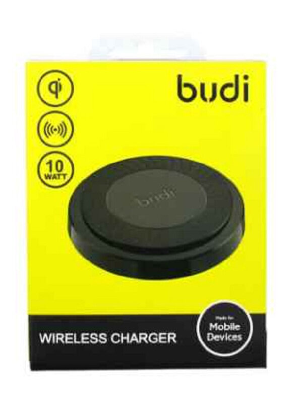 

Budi Qi Wireless Charger Pad, Black