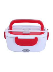 Portable Electric Heating Lunch Box Container, DW2388, Red/White