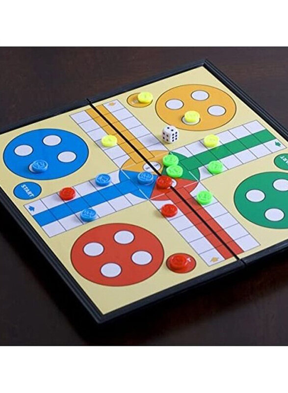 

Generic Magnetic Ludo Traditional Board Brain Game, Ages 10+ Years, Multicolour