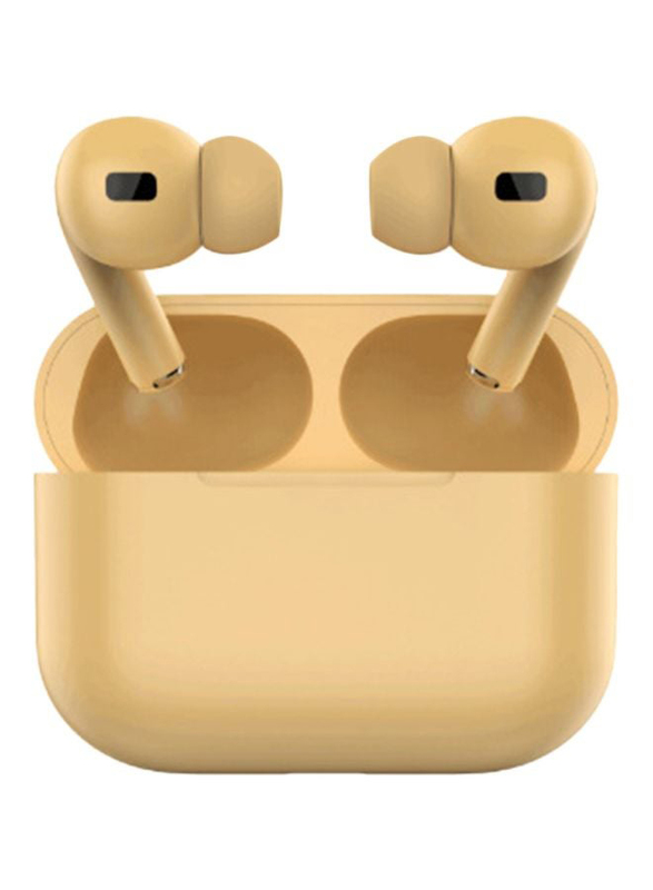 Wireless Bluetooth In-Ear Earbuds with Charging Box, Beige