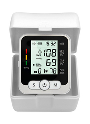 Digital Automatic Wrist Blood Pressure Monitor, MD-L1880, White/Black