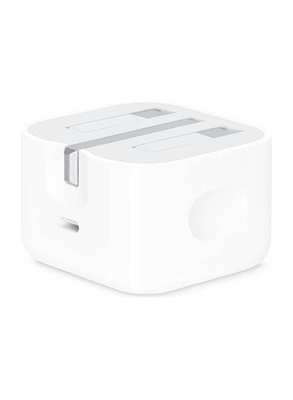 USB-C Power Adapter For iPhone12/iPad Pro, 20W, White