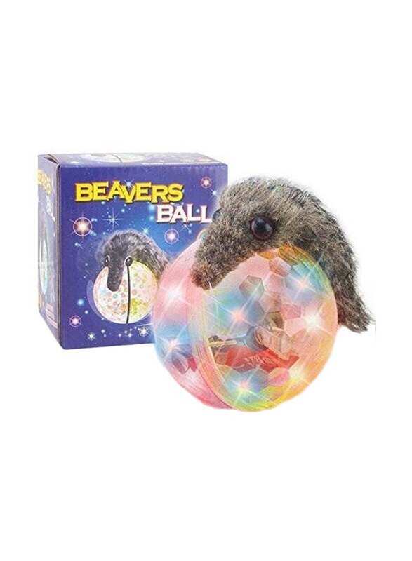 

Generic LED Lighting Beavers Weasel Ball with Tail Toy Set, Multicolour, Ages 3+