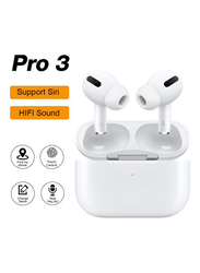 Air Pro 3 Wireless In-Ear Stereo Bluetooth Headset, White