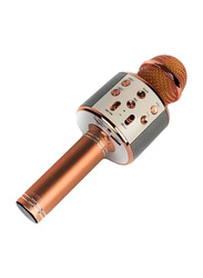 Wireless Bluetooth Karaoke Microphone, WS-858, Rose Gold