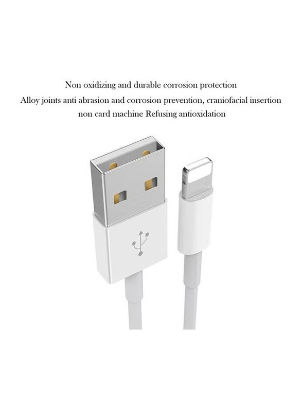 Lightning Cable, USB Type A Male to Lightning Sync And Charging Cable for Apple iPhone 6s, White