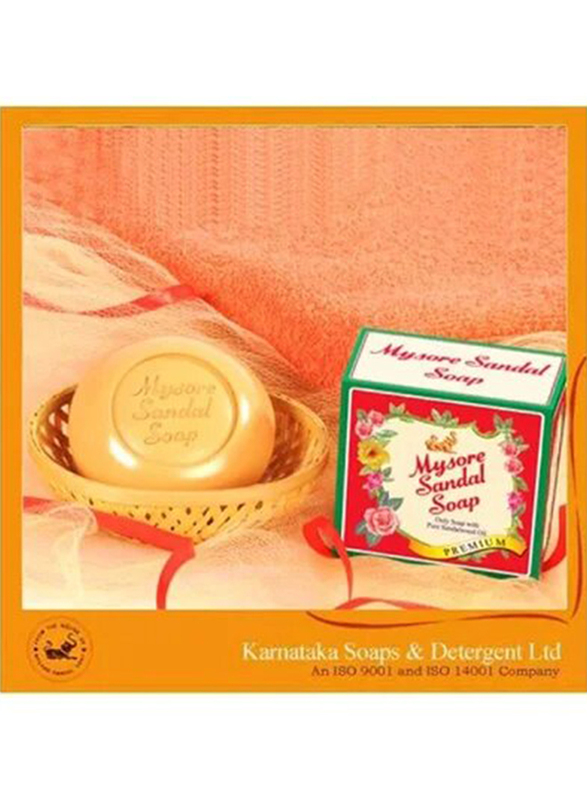 Mysore Sandal Soap Sandalwood Oil Soap, 150g