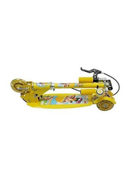 Raawan Foldable Scooter, RA6019, Yellow/Silver