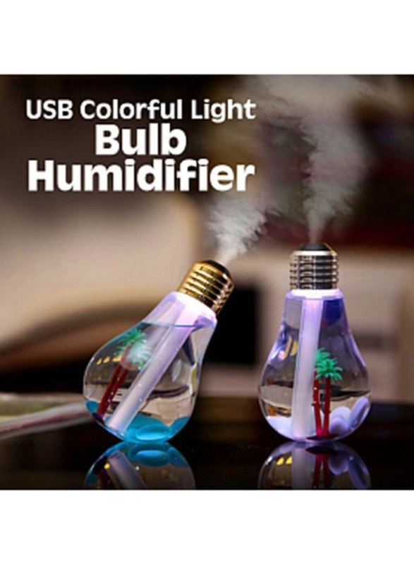 Cyber LED Mini Bulb Shaped Humidifier with USB, HF22, Clear