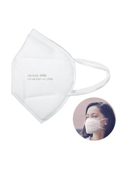 Disposable KN95 Soft Breathable Protective Safety Face Mask, White, 1-Piece