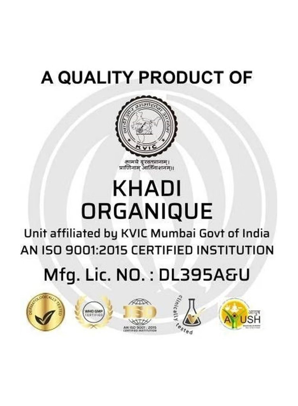 Khadi Organique Activated Bamboo Charcoal Soap, 125g