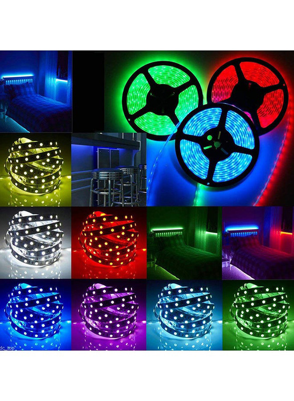 5-Meter LED Light Strip with Infrared Remote Control, Multicolour