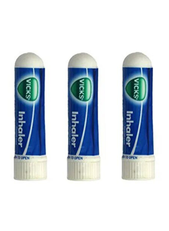 Vicks Inhaler, 3 Pieces