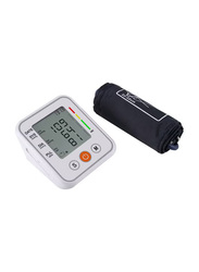 Upper Arm Digital LCD Screen Electronic Sphygmomanometer, M-L2124-2, White