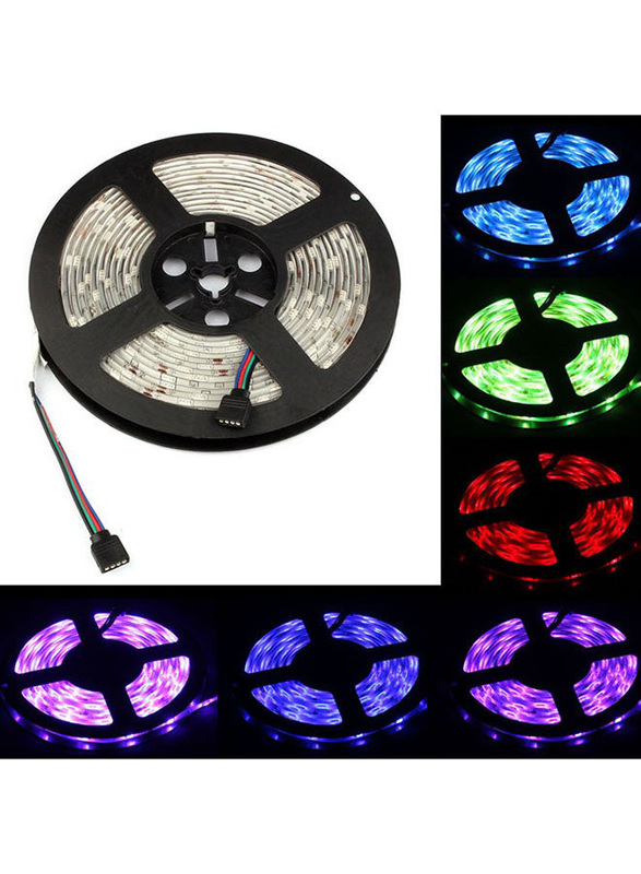 Voberry 5-Meter LED Light Strip with Infrared Remote Control, Multicolour