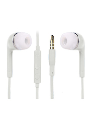 3.5mm Jack Wired In-Ear Stereo Headphones for Samsung Galaxy, White