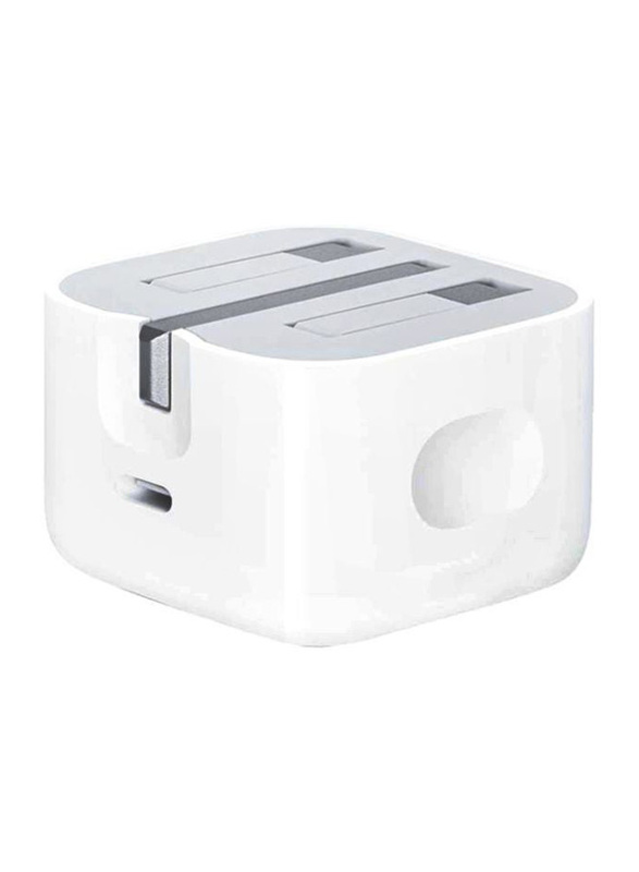 USB-C Power Adapter, 20W, White