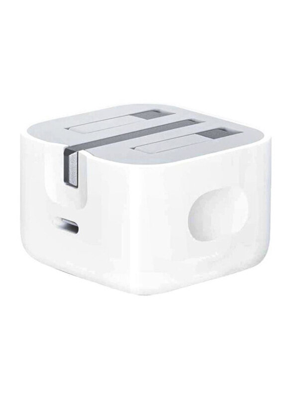 USB-C Power Adapter, 20W, White