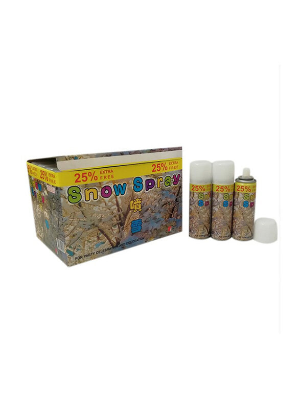 

Generic Party Snow Spray Set, 4 Pieces, White