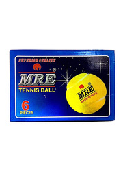 MRE Tennis Ball Set, 6 x 60gm, Yellow