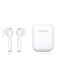 Wireless Bluetooth In-Ear Earbud with Charging Box, White
