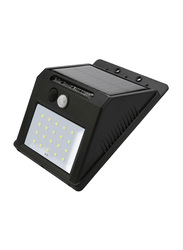 Beauenty 20 LED Solar Power PIR Motion Sensor Wall Light, Black/White