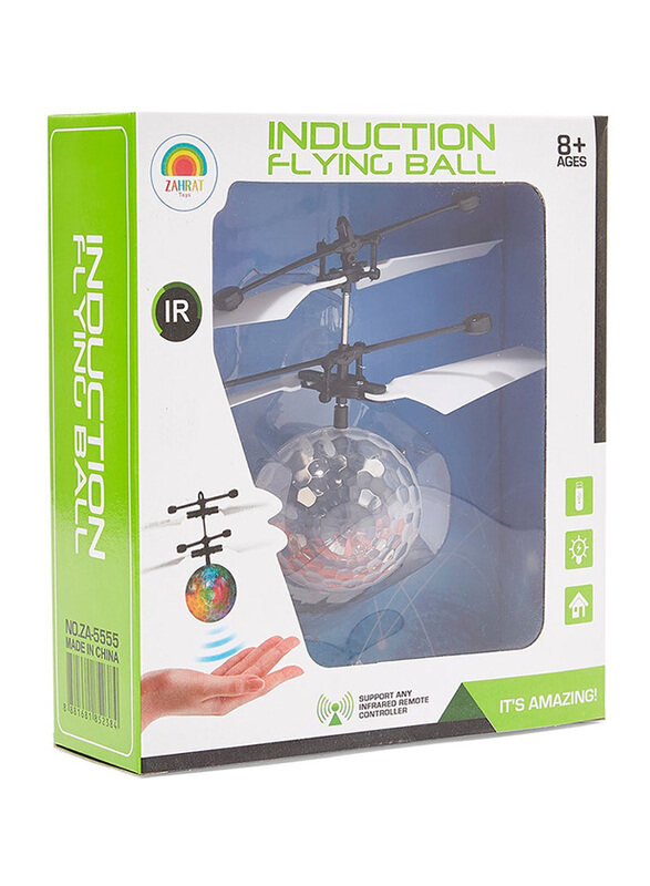 

Zahrat Toys Induction Flying Ball With Light, Ages 8+