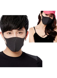 Antidust Respiratory Washable Motorcycle Muffle Mask, Black