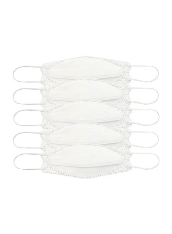 KF94 Disposable Mask Set, 5 Pieces, White