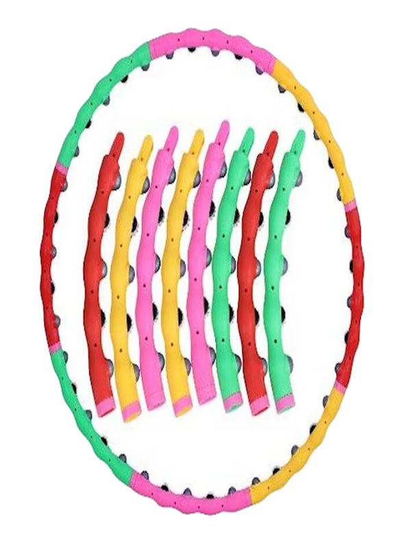 Sunline Magnetic Massage Weighted Hula Hoop, Multicolour