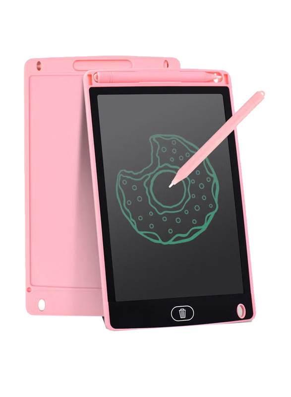 Portable LCD Writing Tablet With Stylus Pen, Ages 3+, Pink