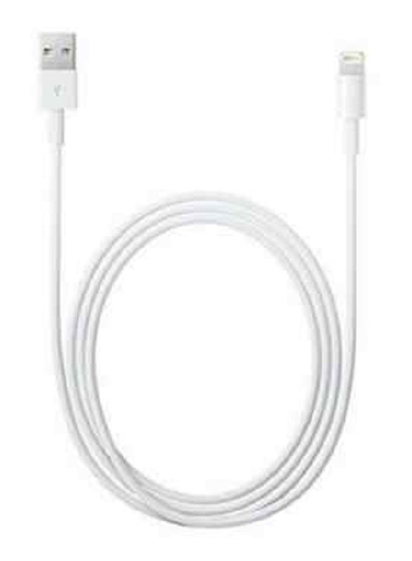 8-Pin Charging Cable, USB Male to Lightning for Apple Phones, White