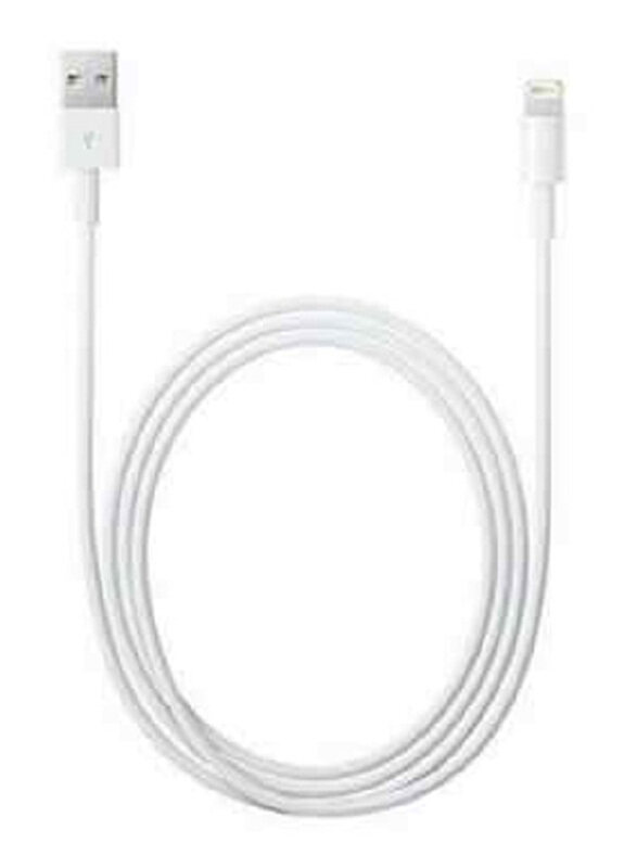 

Generic 8-Pin Charging Cable, USB Male to Lightning for Apple Phones, White