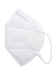 KN95 5-Layer Protective Safety Face Mask, White, 50-Pieces