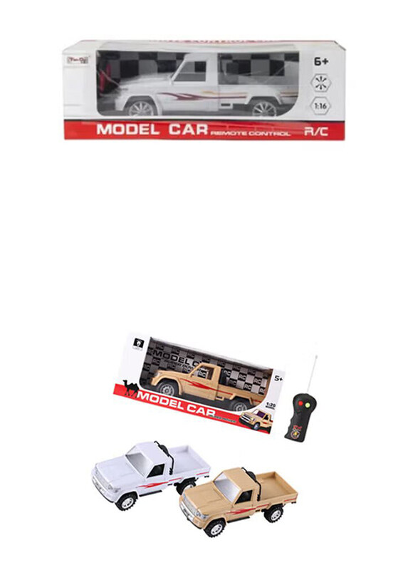 

Generic Pick Up Truck Toy with Remote Control, Ages 3+, White